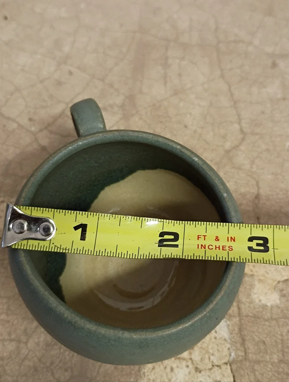 ***SLIGHTLY ASYMMETRICAL*** Mini Handmade Ceramic Mug